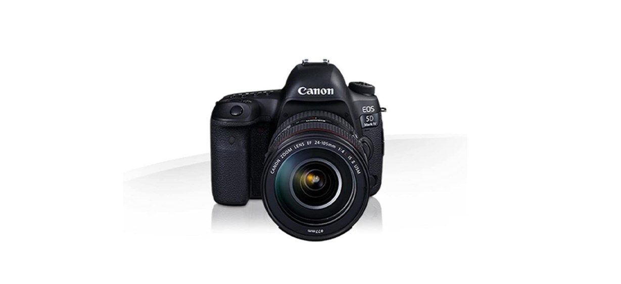 Canon EOS 5D Mark IV DSLR with EF 24-105-Millimeter Lens