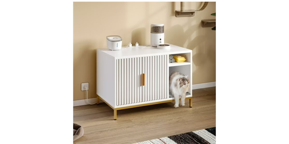 Bestier Hidden Cat Litter Box Enclosure