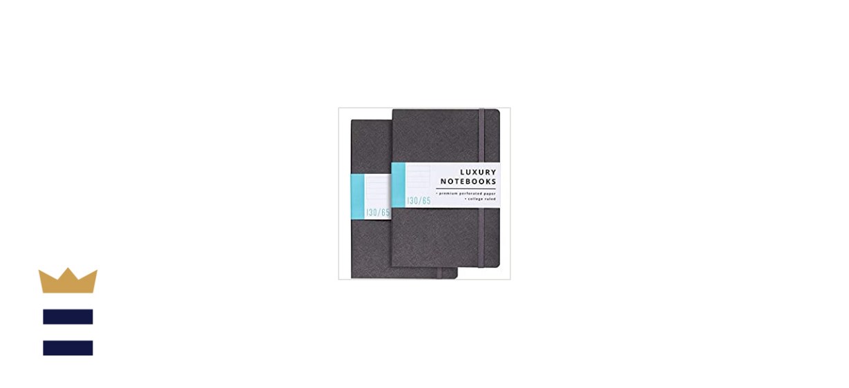 2 Pack Executive Lined Journal Notebooks