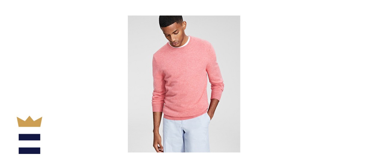 Club Room Cashmere Crew-Neck Sweater