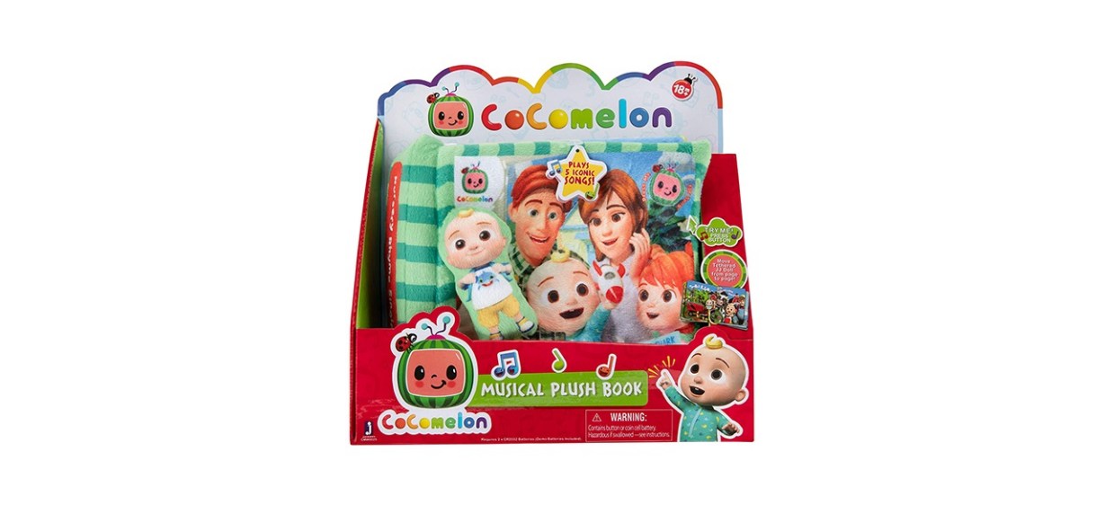 CoComelon Nursery Rhyme Singing Time Plush Book