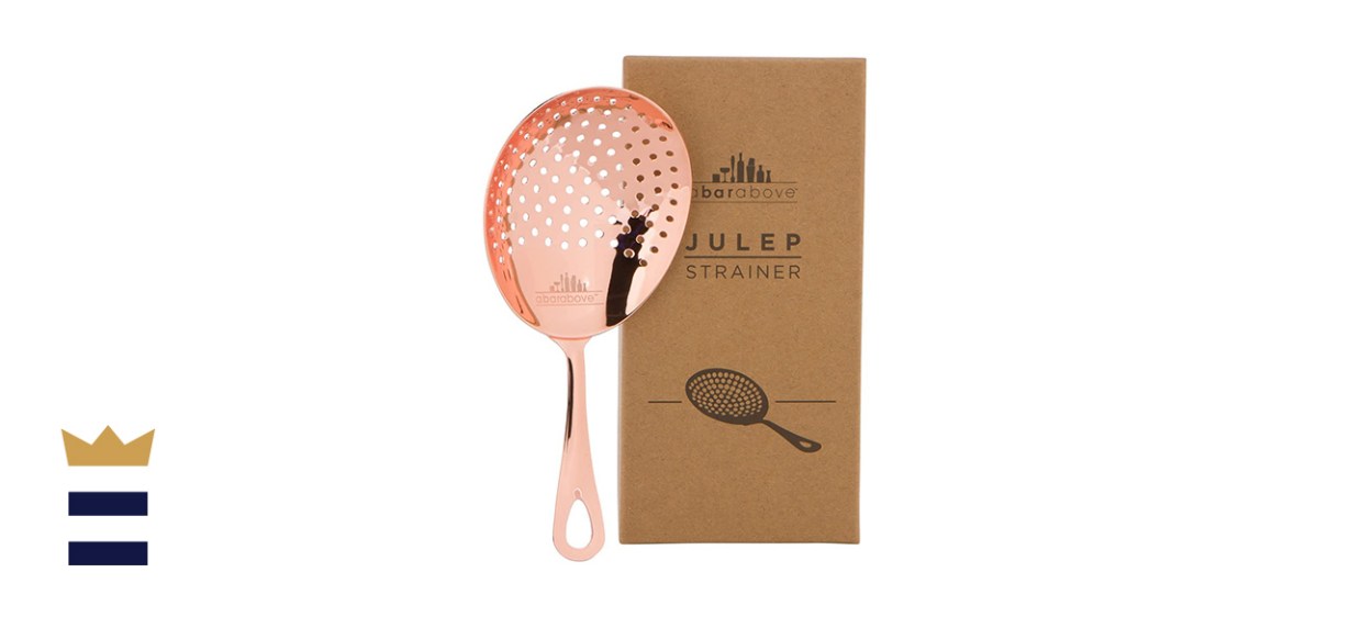 Copper-Coated Julep Strainer