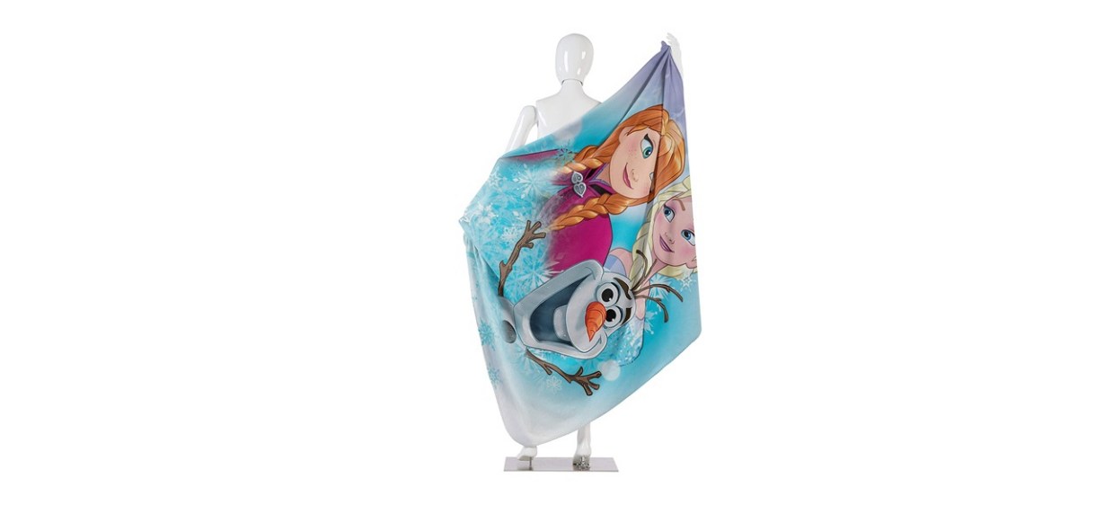 Disney &quot;Frozen&quot; “Snow Journey” Fleece Throw Blanket