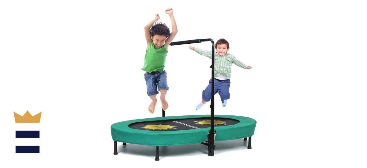Doufit Trampoline with Adjustable Handle