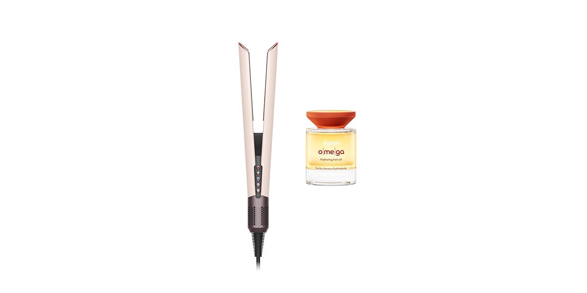 Dyson Airstrait™ Straightener and Omega™ Hair Oil Amazon Exclusive