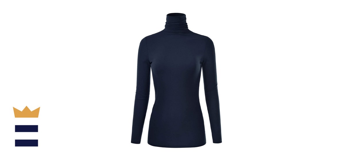 EIMIN Women's Long Sleeve Turtleneck Lightweight Pullover