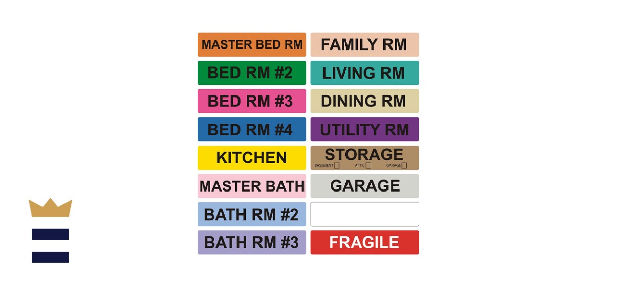 enKo - Home Moving Packing Labels Stickers