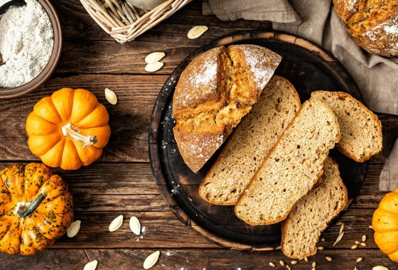 Everything you need to make pumpkin bread