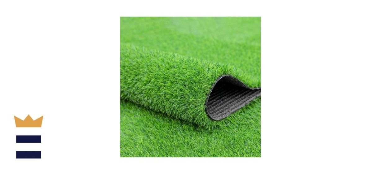 Fasmov Green Artificial Grass Rug Grass Carpet Rug