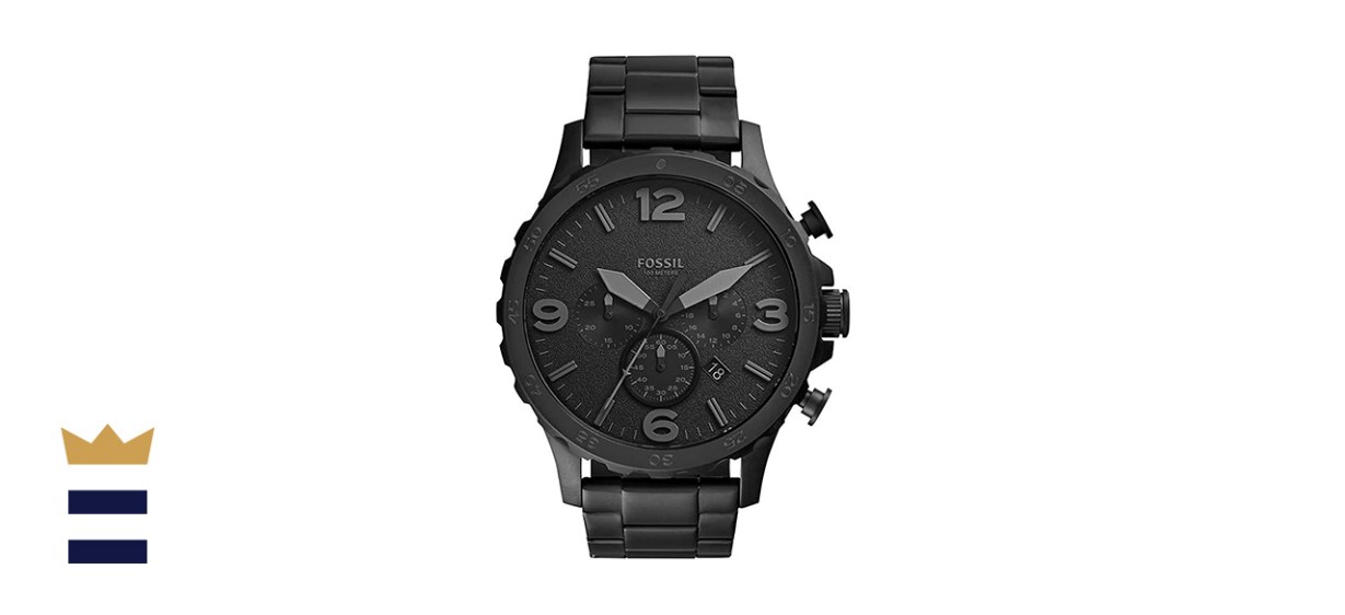 Fossil Men's Nate Stainless Steel Quartz Chronograph Watch