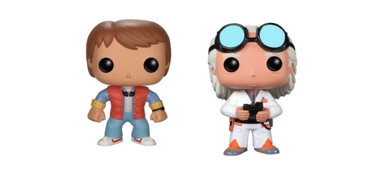 Funko Back to the Future Doc Brown and Marty McFly Vinyl Collectors' Set
