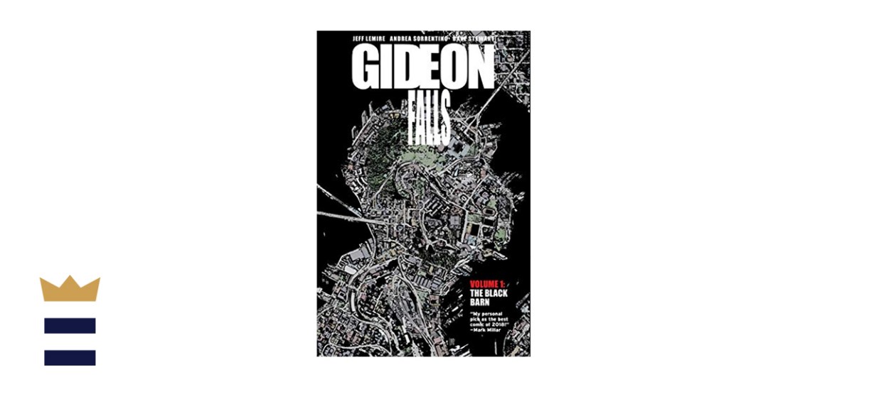 “Gideon Falls” by Jeff Lemire and illustrated by Andrea Sorrentino and Dave Stewart