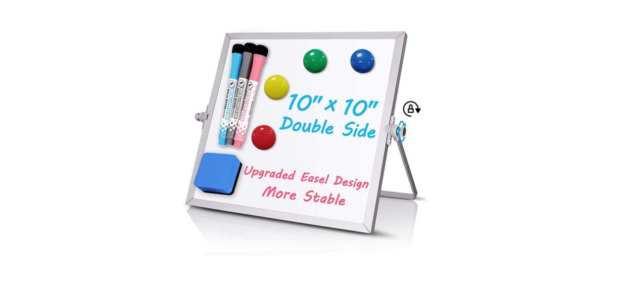 Stable Easel Whiteboard for Desk 16 x 12