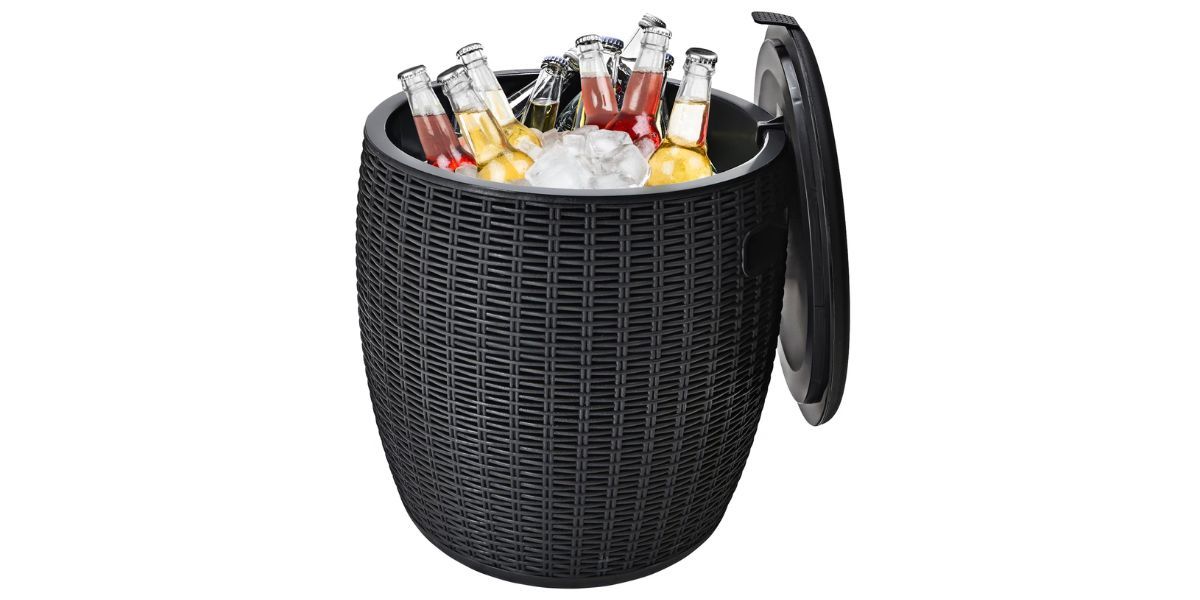 Gymax 9.5-Gal Patio Ice Cooler 