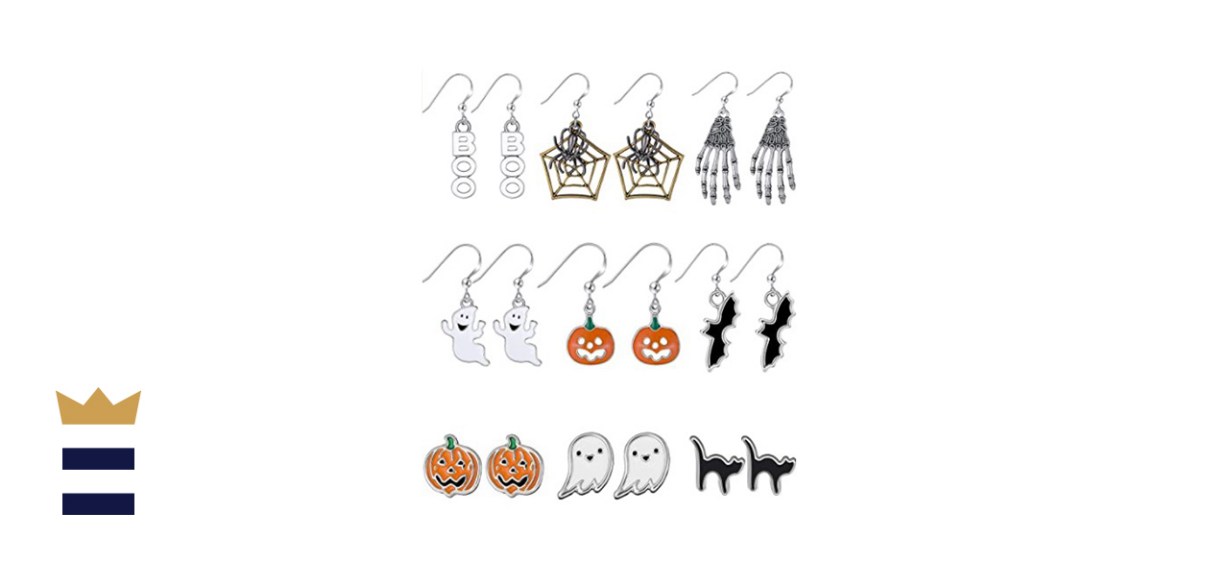 Hicarer Halloween Stud and Dangle Earrings