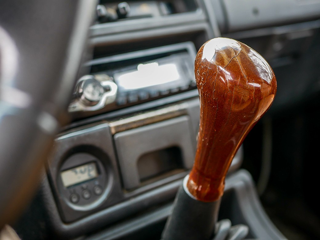 Wooden gear shift knob