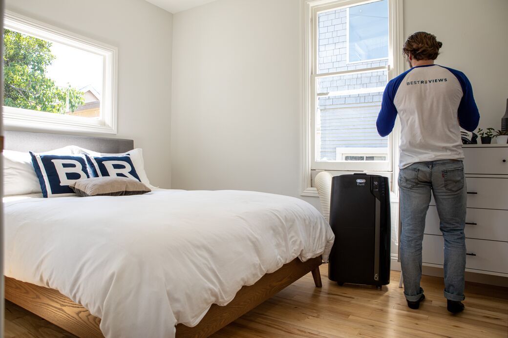 Bed with throw pillows