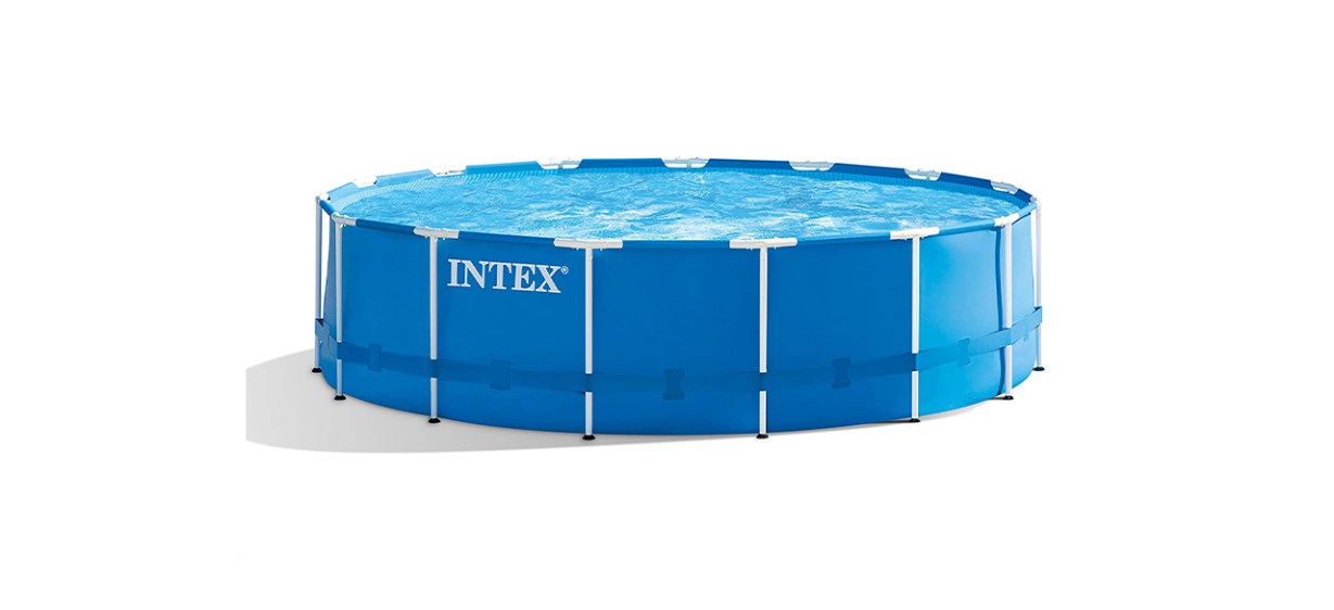 Intex Metal Frame Pool with Cartridge Filter Pump