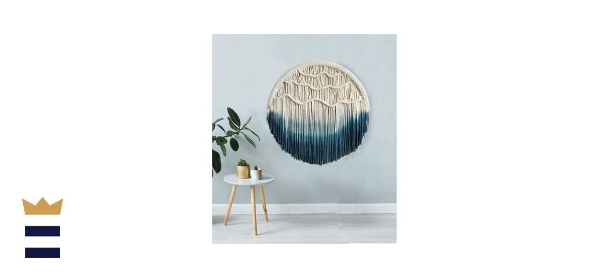 IOWER Blue Macramé Wall Hanging