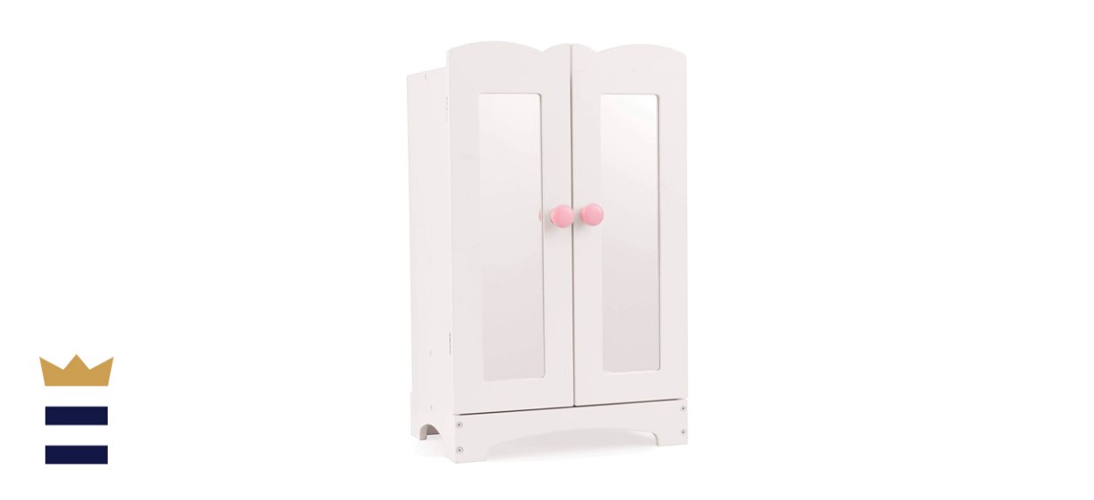 KidKraft Wooden Lil' Doll Armoire for 18-Inch Doll