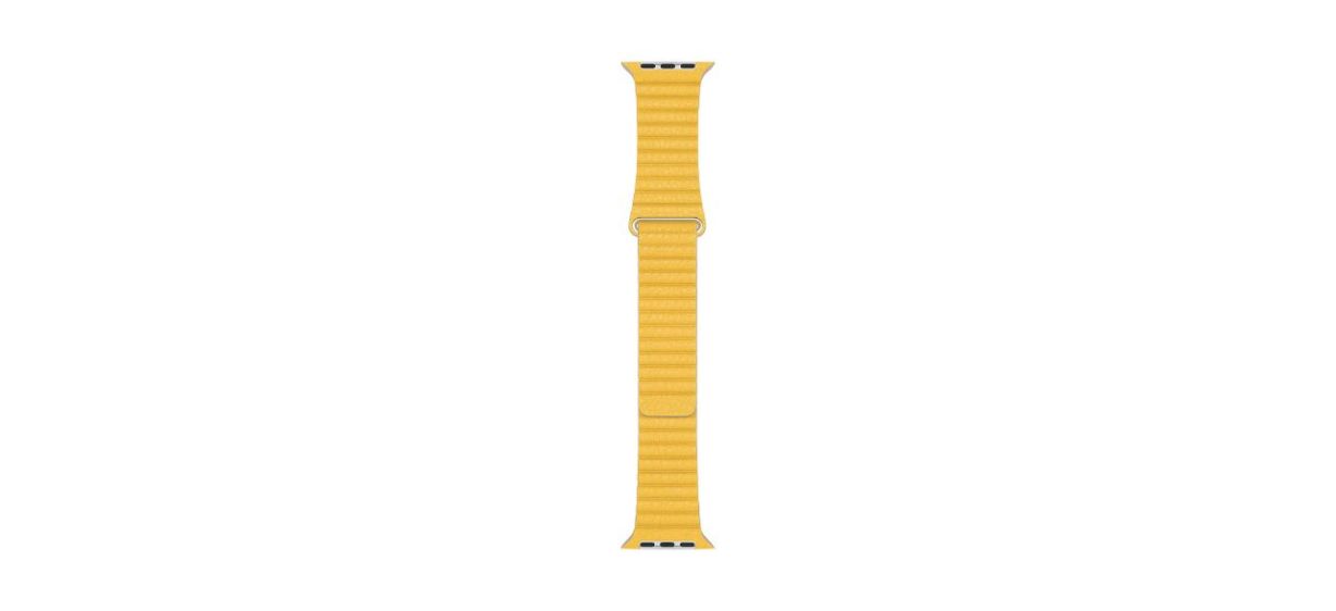 Large Venezia Leather Apple Watch Band For 44 mm Cases