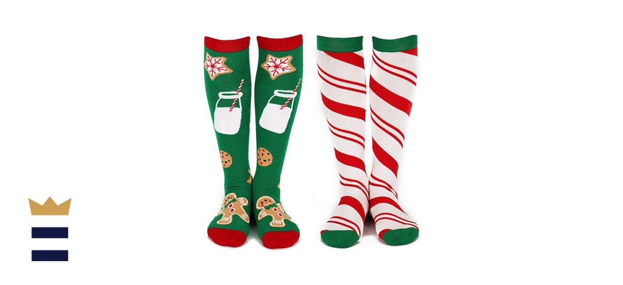 Lavley Women’s Knee High Christmas Socks 2 Pack