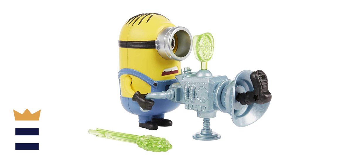 Loud and Rowdy Stuart Minion Talking Action Figure with Fart Cannon