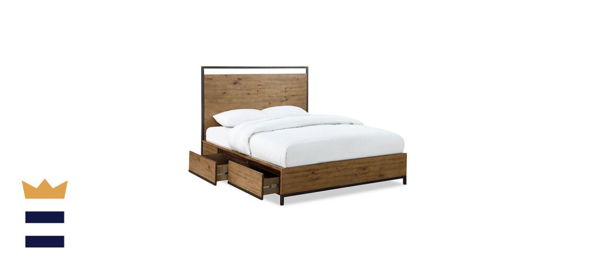 Macy's Furniture Gatlin Storage California King Platform Bed