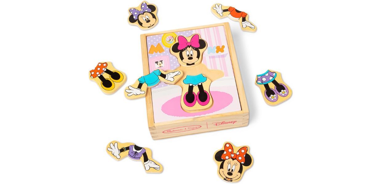 Melissa &amp; Doug Disney Minnie Mouse Dress-Up Puzzle