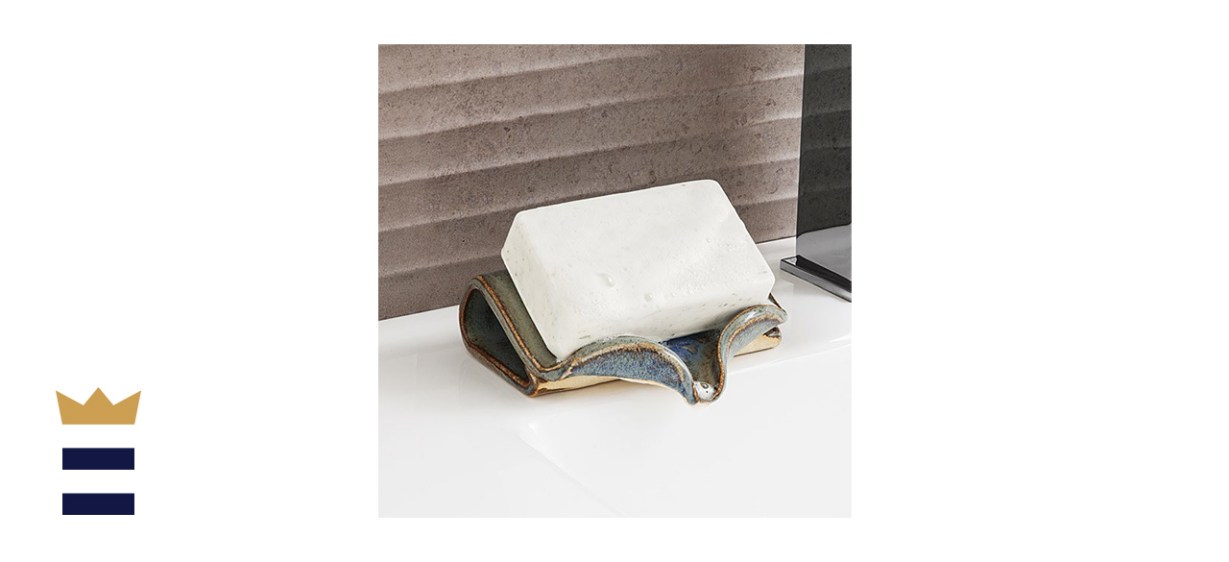 Monica Greco Ceramic Self-Draining Soap Dish