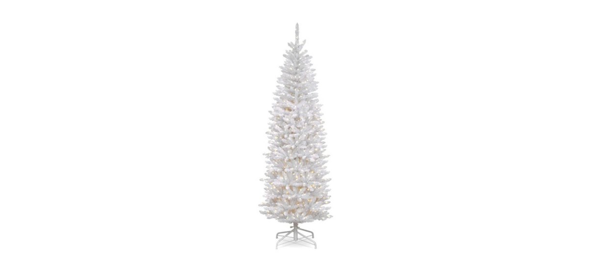 National Tree Company Pre-Lit Slim Kingswood Fir Christmas Tree