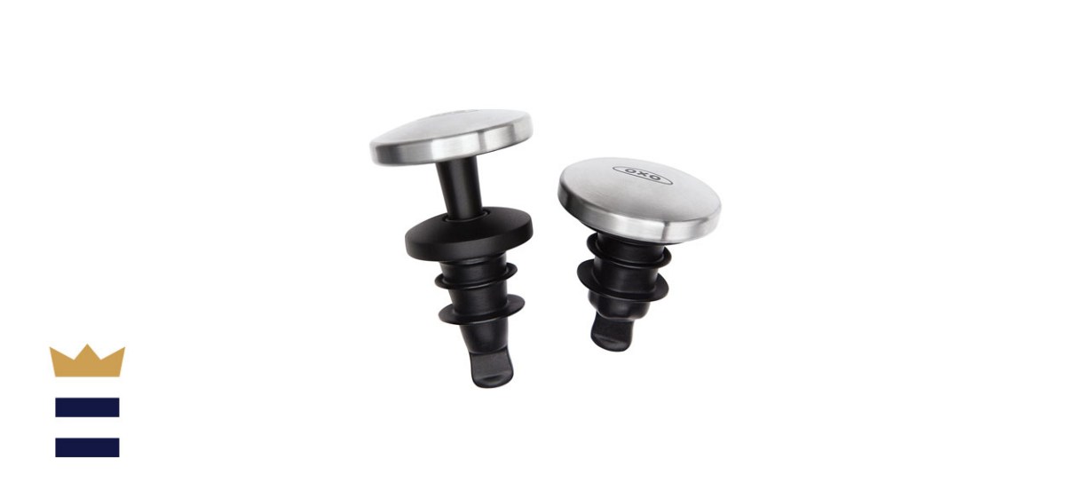 OXO Steel Expanding Leakproof Wine Stopper
