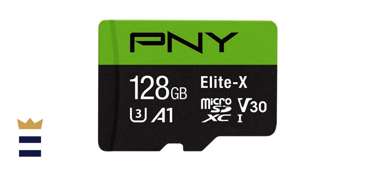 PNY 128GB Elite-X Class 10 U3 V30 microSDXC Flash Memory Card