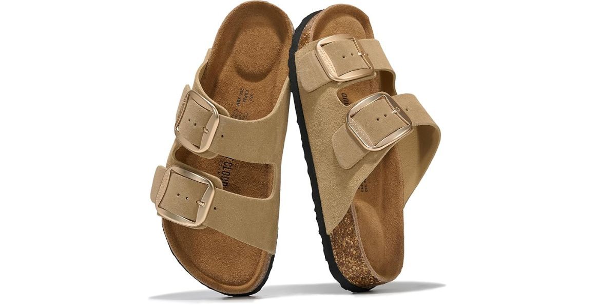 Project Cloud 100% Genuine Leather Flat Sandals