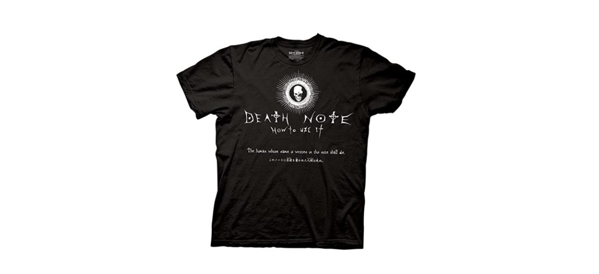 Ripple Junction Death Note How to Use It Adult T-Shirt