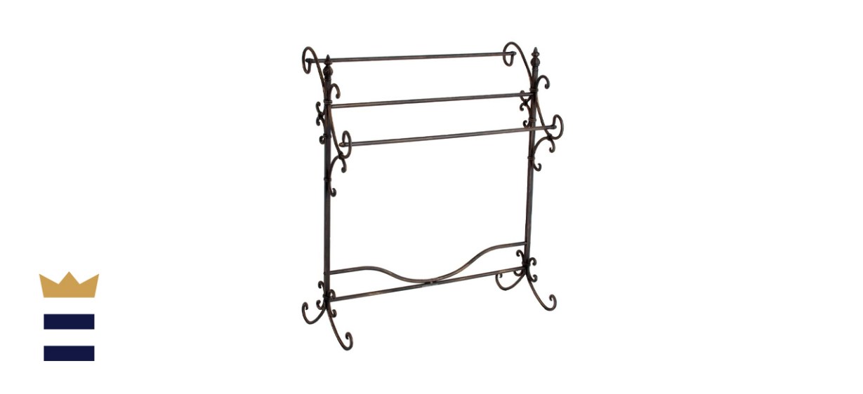SEI Furniture Scroll 3-Blanket Rack