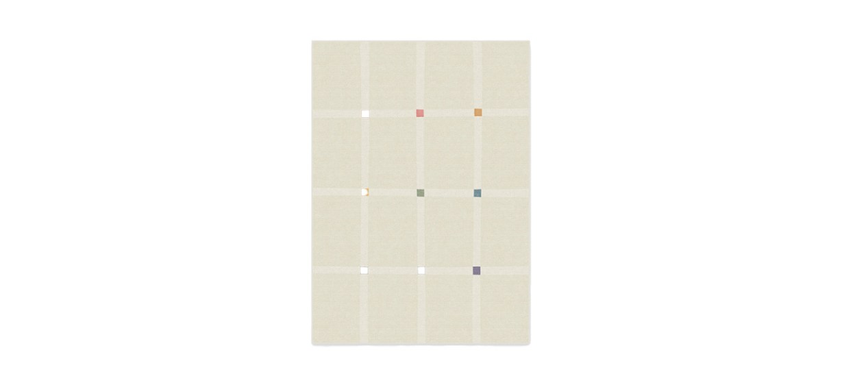 The Home Edit Joanna Ivory Pop Rug on white background