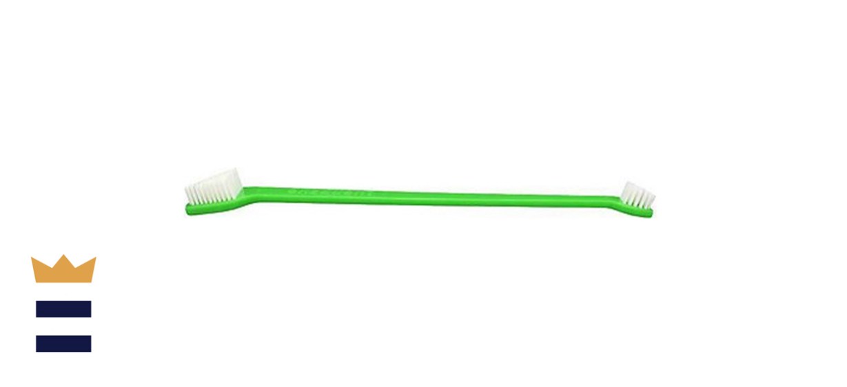 Vetoquinol Enzadent Dual-Ended Dog &amp; Cat Toothbrush