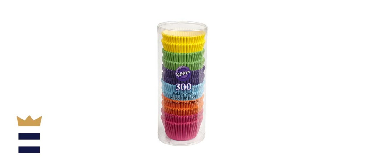 Wilton Rainbow Bright Standard Cupcake Liners, 300 Count