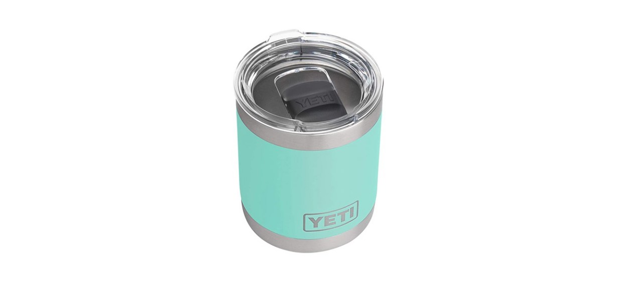 YETI Rambler Insulated 10-Ounce Lowball in aqua color