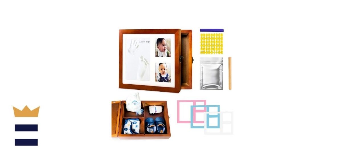 Zazazozeza Deluxe Baby Handprint and Footprint Kit