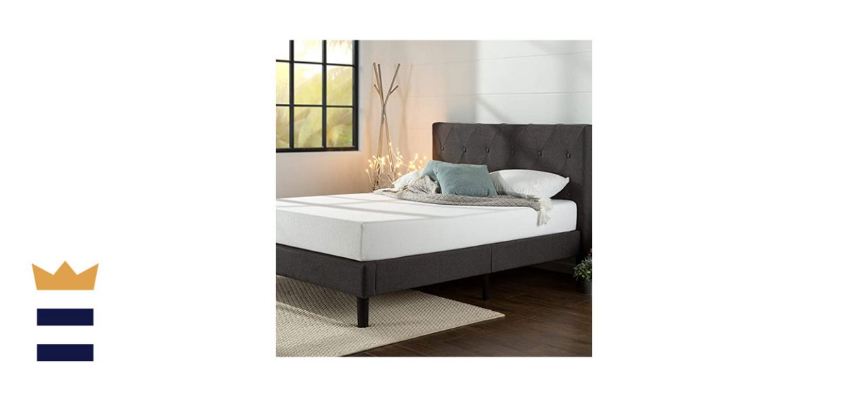 ZINUS Shalini Upholstered Platform King Bed Frame