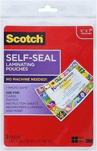 Scotch Self-Seal Laminating Pouches