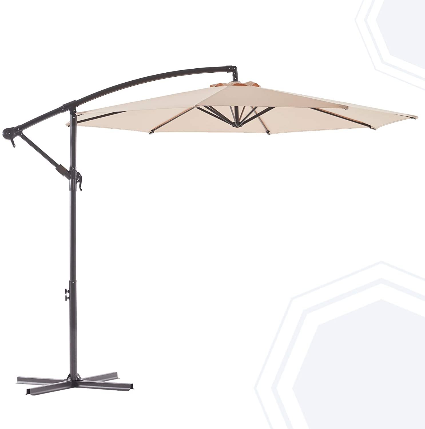Bluu 10-Foot Cantilever Patio Umbrella
