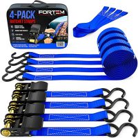 Fortem Ratchet Tie-Down Straps, 8-piece set