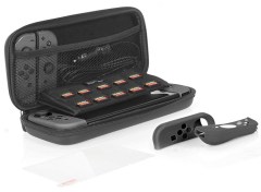 Basics Carrying Case for Nintendo Switch and Accessories - Black