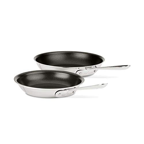 All-Clad Stainless Steel Nonstick Fry Pan Set