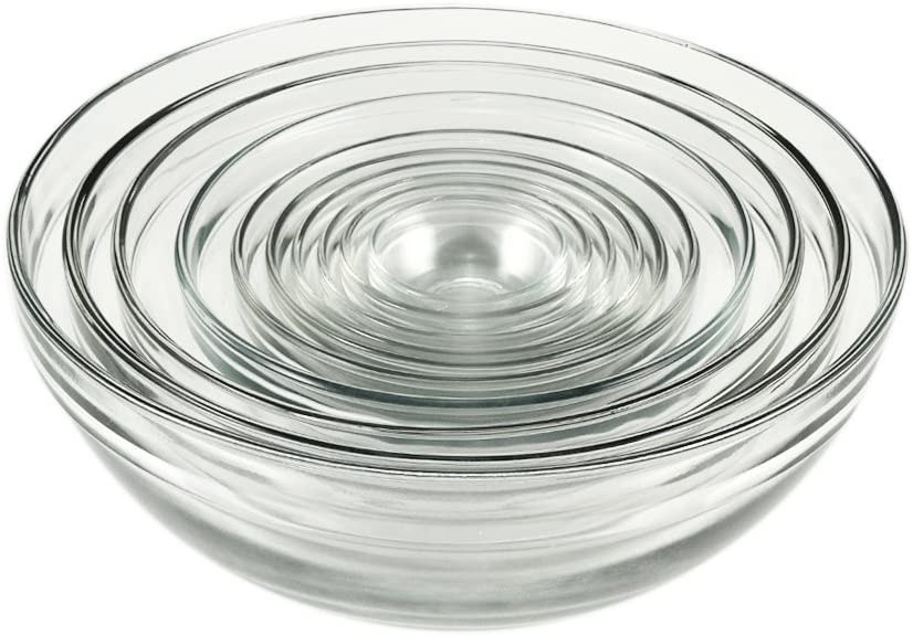 Anchor Hocking 10-Piece Glass Mixing Bowls