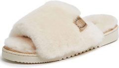 Dearfoams Women's Fireside Cairns Shearling Slipper