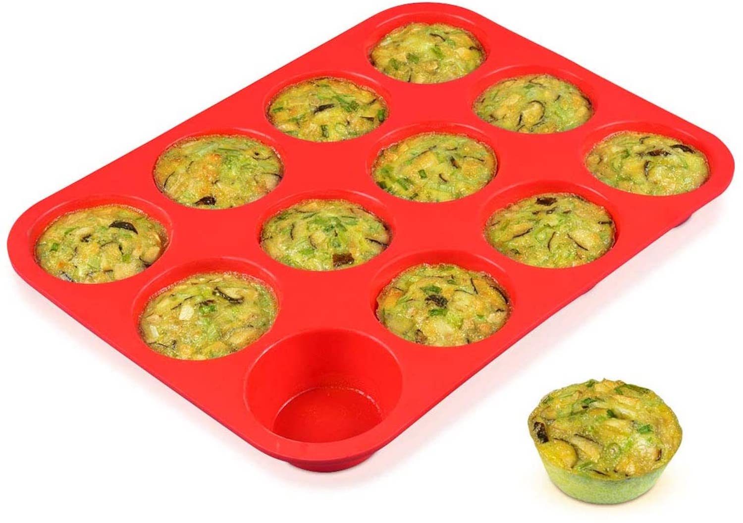 Cake Time 12 Cups Silicone Muffin Pan